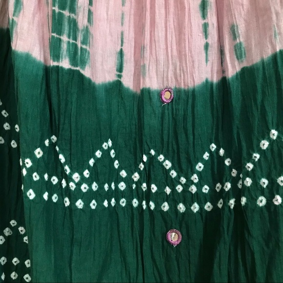 Vintage Indian tie dye skirt size M - Picture 5 of 6